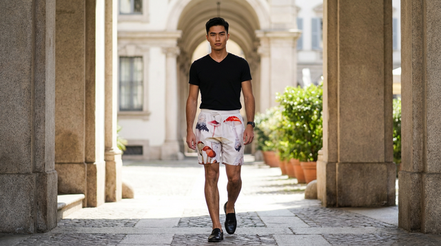 Mushroom Forest Shorts