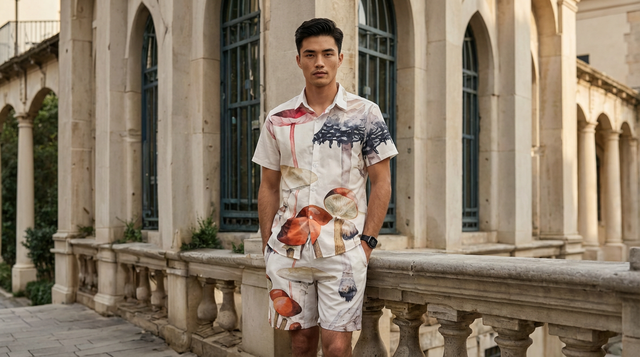 Mushroom Forest Shorts