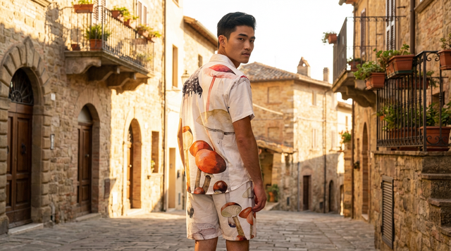 Mushroom Forest Shorts