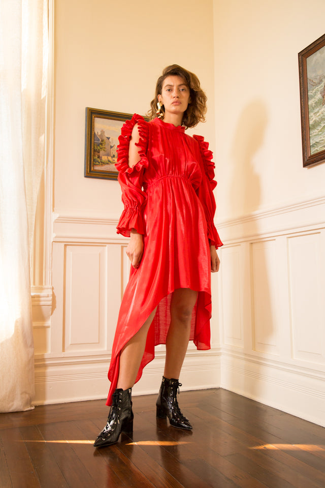 Doreen Dress Red